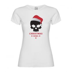 Vánoční Triko Christmas Rebel Lebka