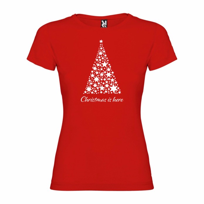 Vánoční Dámské Tričko Christmas is here
