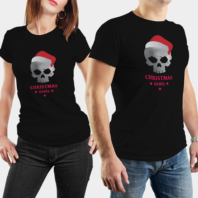 Vánoční trička Rebel