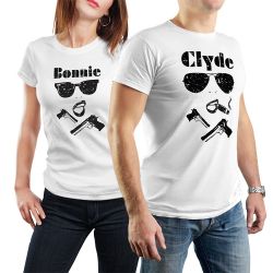 Trička Bonnie a Clyde
